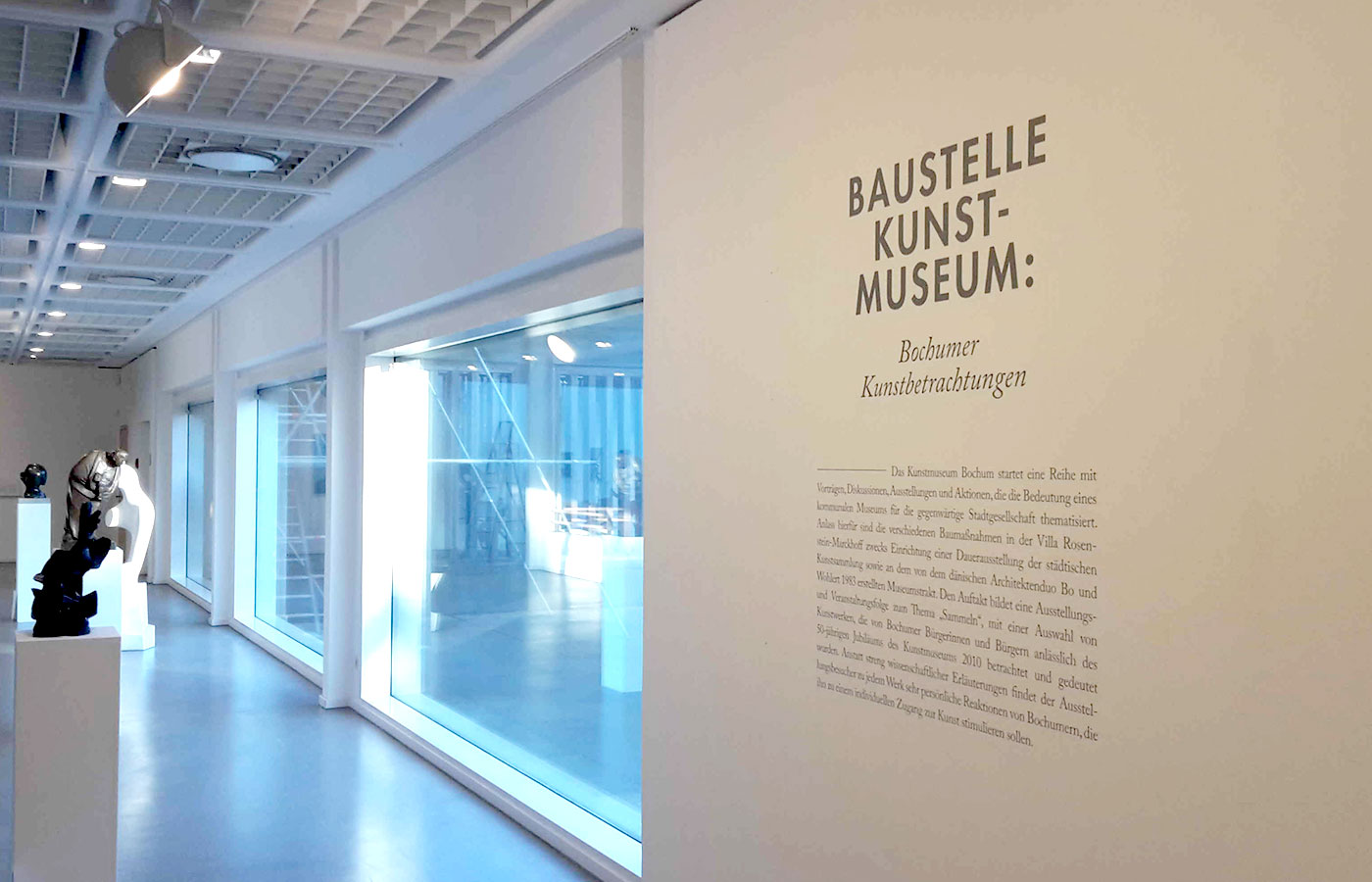 Ausstellungsbeschriftung Kunstmuseum Bochum