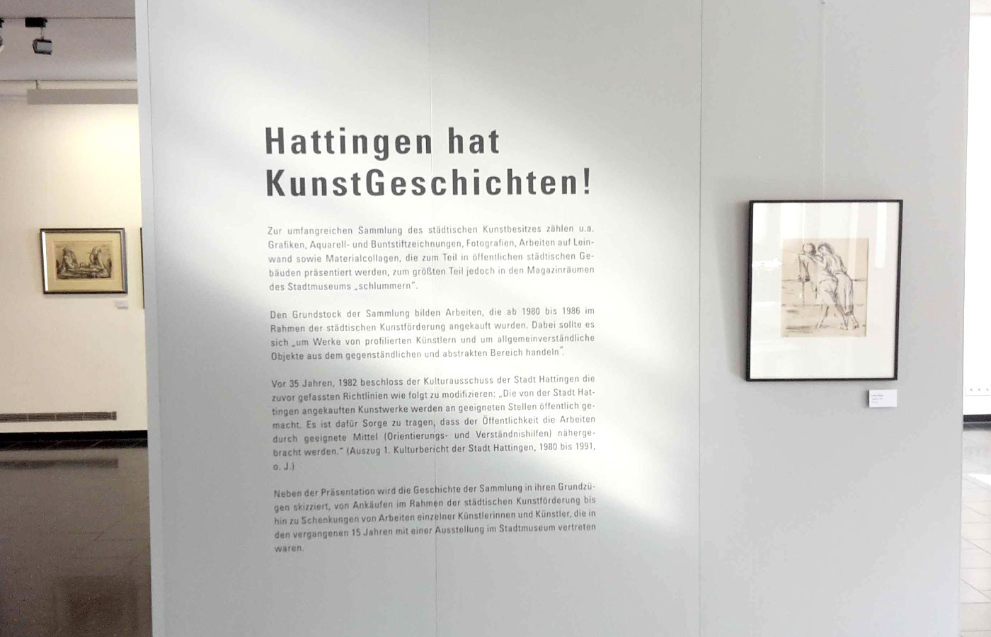 Ausstellungsbeschriftung Stadtmusem Hattingen