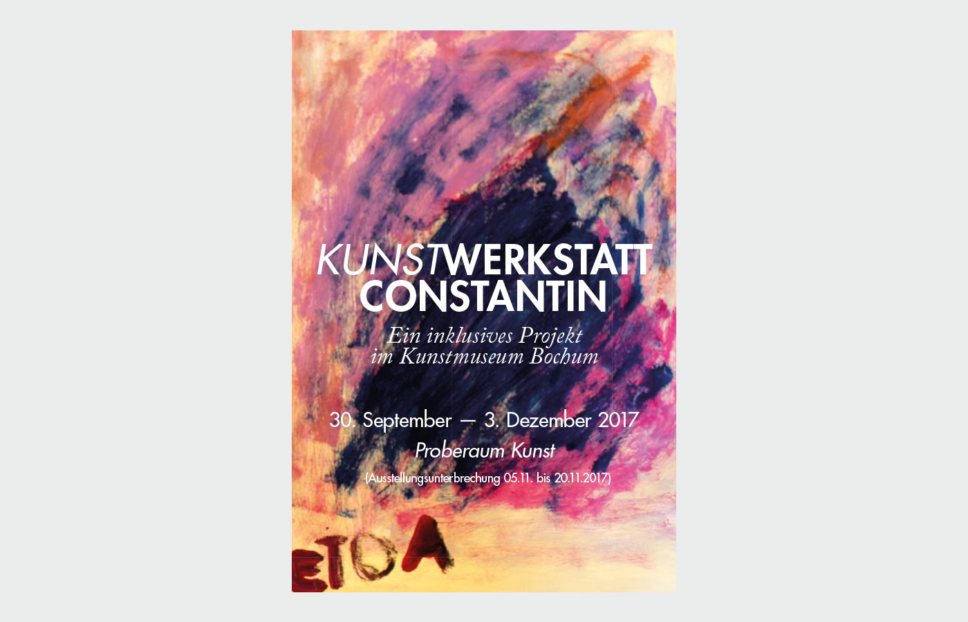 Ausstellung „KunstWerkstatt Constantin“
