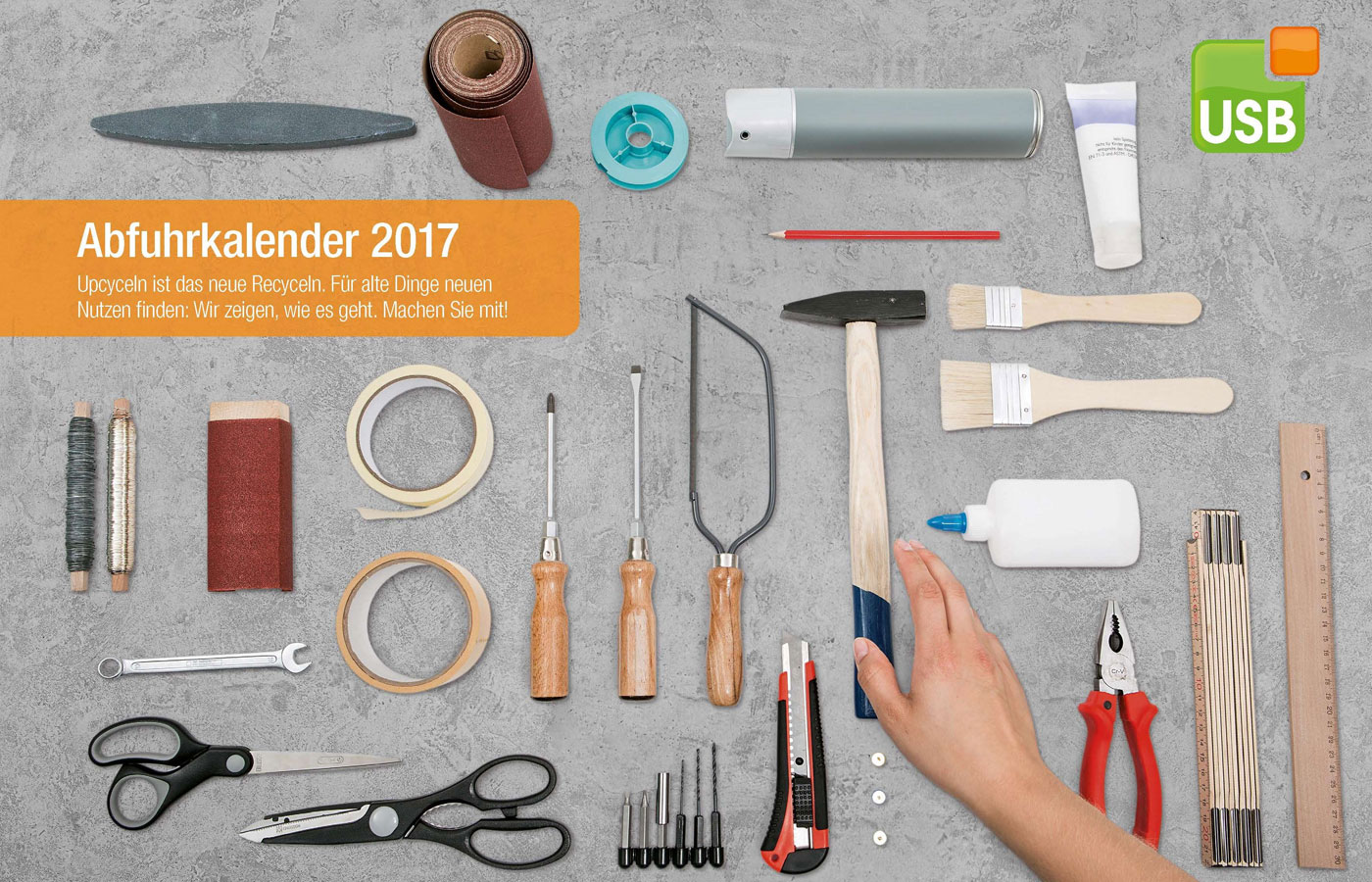 Upcycling Ideen für den USB Servicekalender