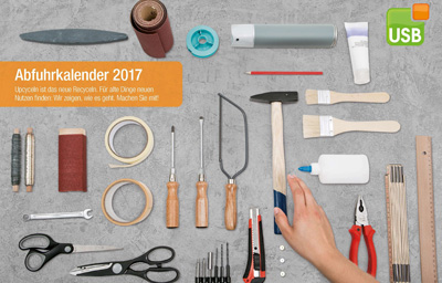 Servicekalender Upcycling Ideen mit Alltagsgegenständen, USB Bochum GmbH