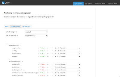 pkGUI - Analysis tool for package manager files